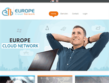 Tablet Screenshot of europecloudnetwork.com